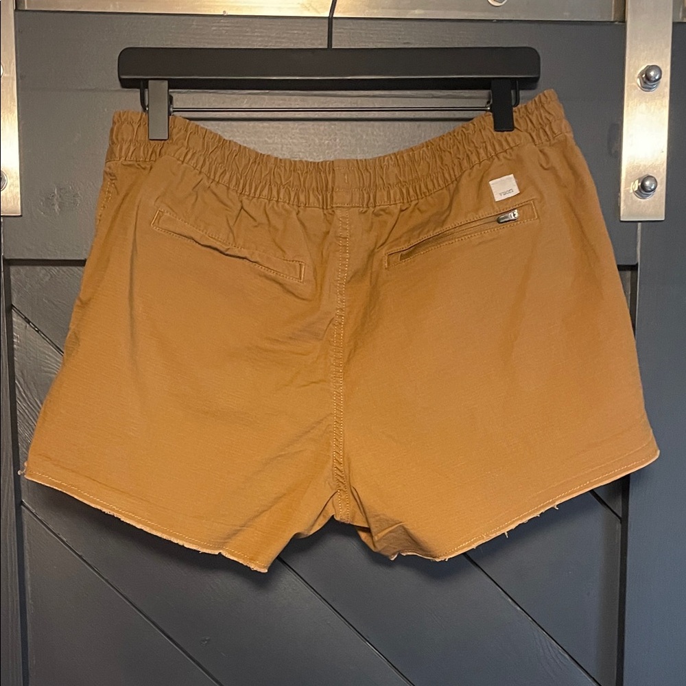 Vuori Women's Ripstop Brown Cargo Shorts